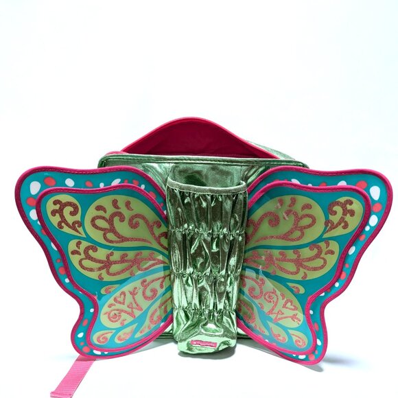 Amazon.com: American Girl WellieWishers Flutter Wings Doll  American Girl Wellie Wishers Green & Pink Flutter Wings Doll Carrier Backpack